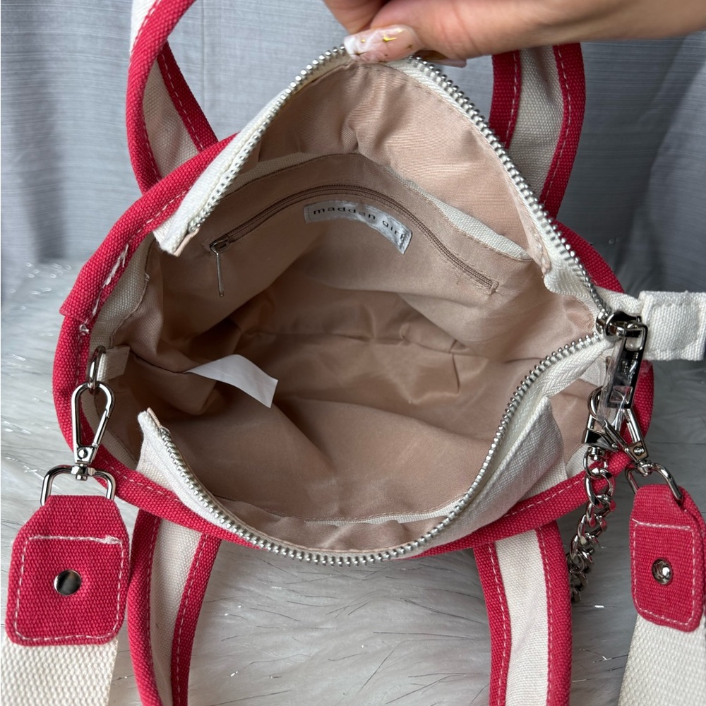 MADDEN GIRL cherry canvas mini tote bag - Picture 4 of 10